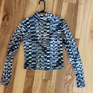 Anthropologie Daily Practice long sleeve cut-out back